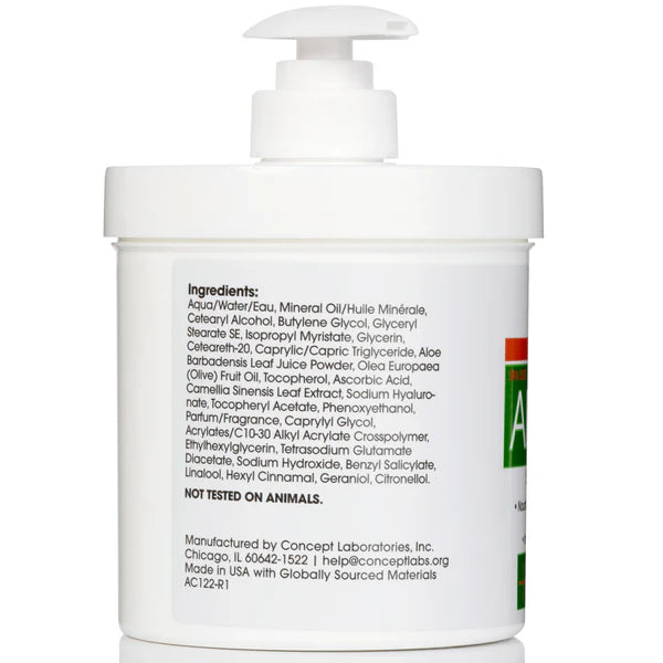 Advanced clinicals Crème Apaisant + Récupérante à l'Aloe Vera