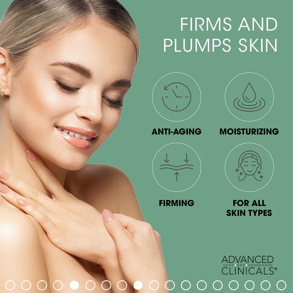 Advanced Clinicals, Collagène, Lotion de sauvetage pour la peau, sans parfum