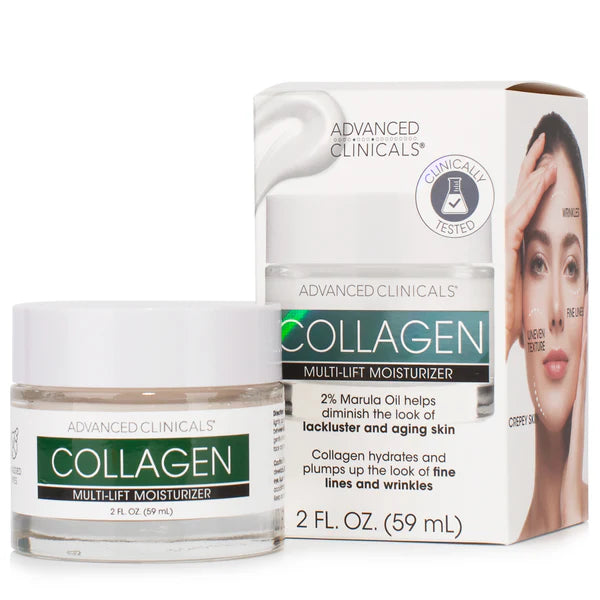 Advanced clinicals Gel-crème lifting visage au collagène