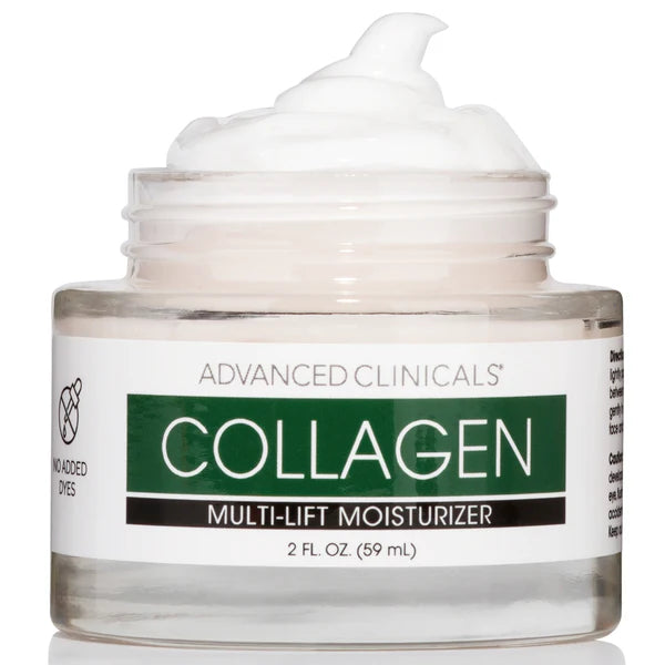 Advanced clinicals Gel-crème lifting visage au collagène