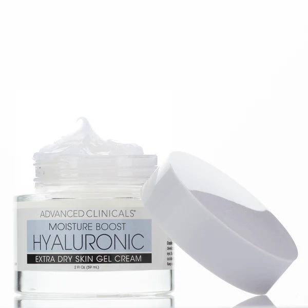 Advanced clinicals Gel-crème hydratant pour le visage à l'acide hyaluronique