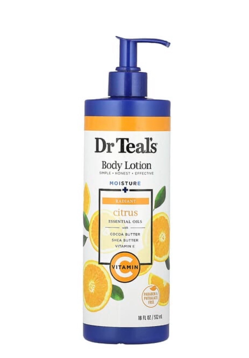 Dr Teals Lotion pour le corps, hydratante et éclat