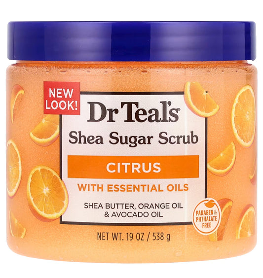 Dr Teal's® Gommage au sucre de karité et vitamine c