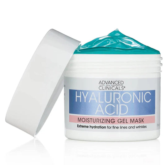 Advanced clinicals Masque gel hydratant pour le visage à l'acide hyaluronique