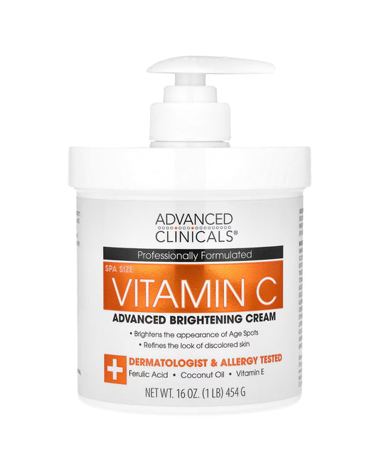 Advanced Clinicals, Vitamine C, Crème éclaircissante