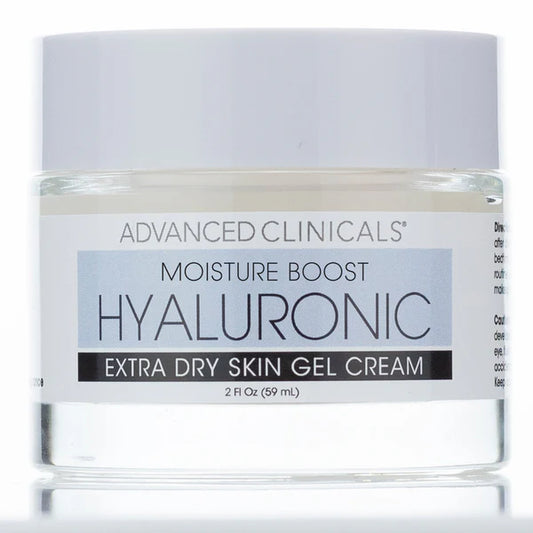 Advanced clinicals Gel-crème hydratant pour le visage à l'acide hyaluronique